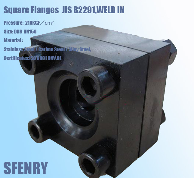 JIS B2291,WELD IN方法兰