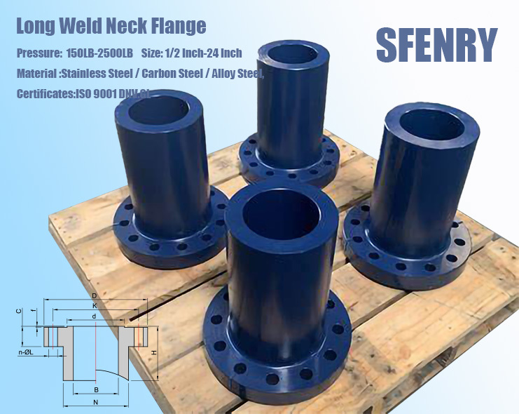 Long Weld Neck长颈法兰，150LB-2500LB