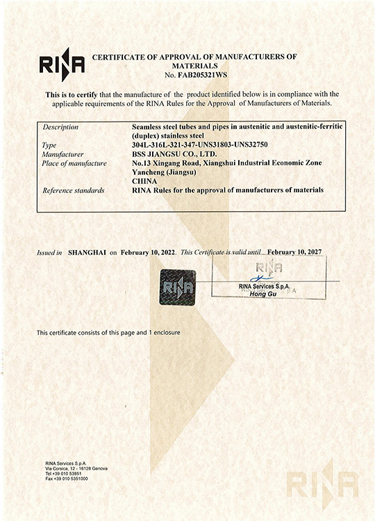 RINA Italian Register of Shipping RINA Italian Register of Shipping
