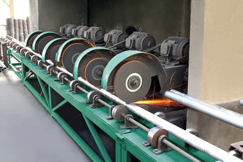 Raw material polishing