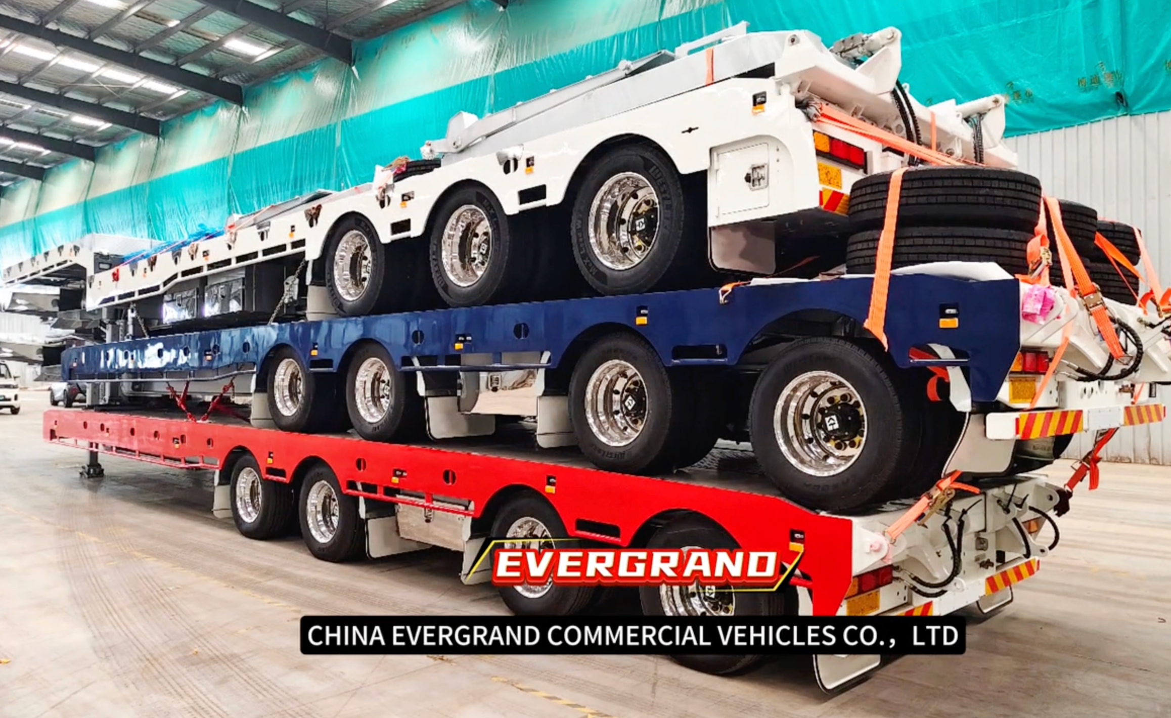 Zhumadian's Guangda Hongyuan Multifunctional Low-Flat Semi-Trailer Exports Globally