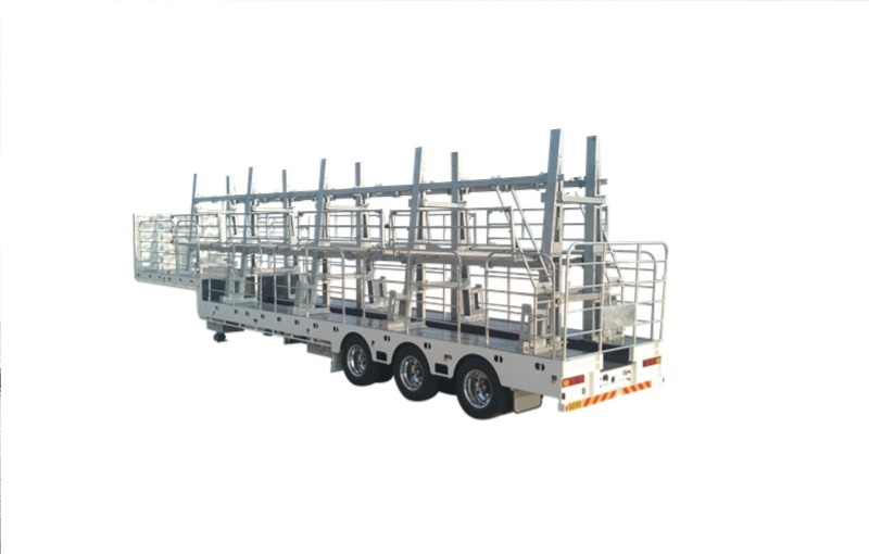 Remolque para el transporte de componentes prefabricados de hormigón