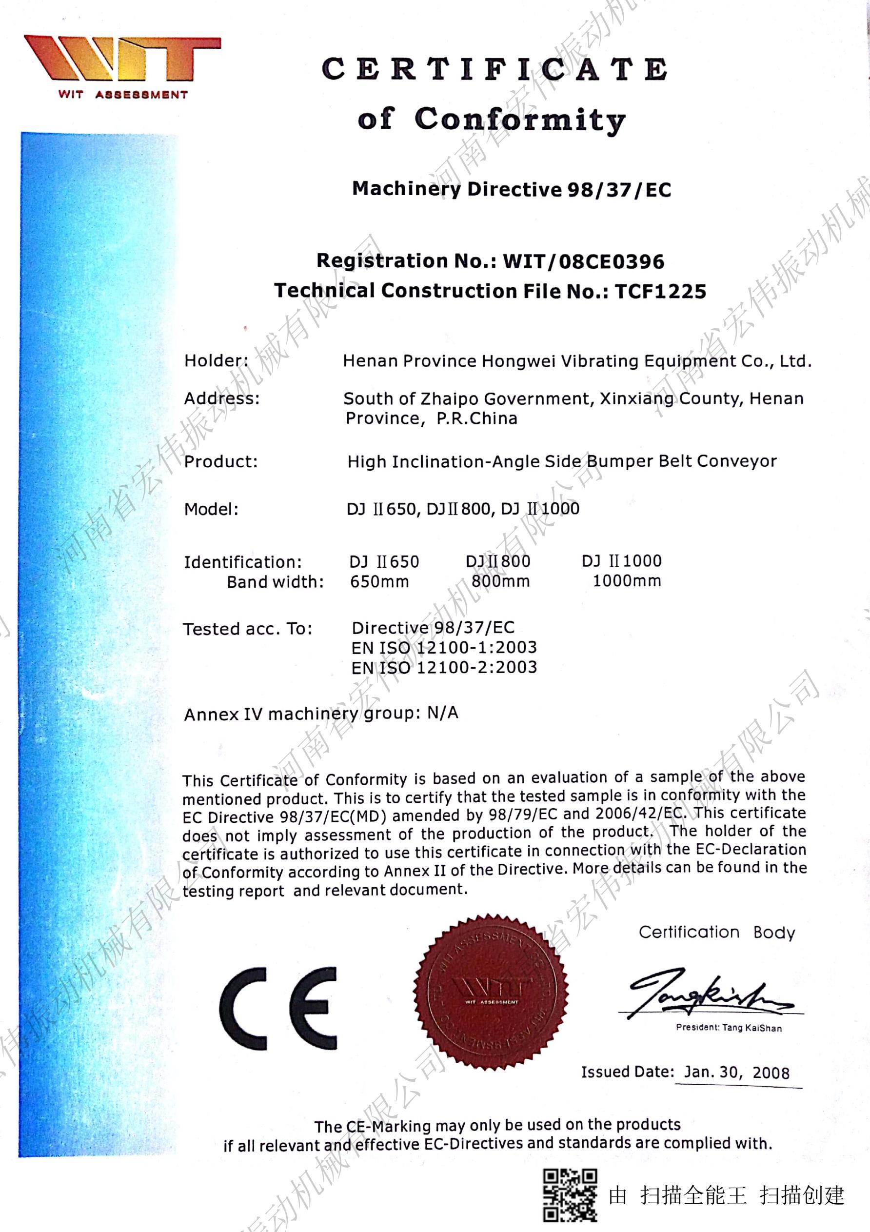CE certification