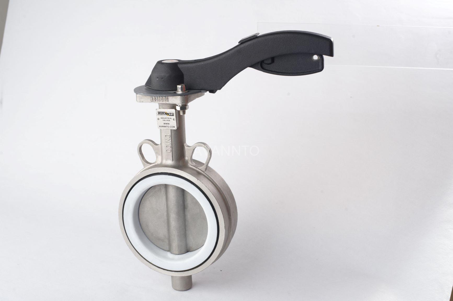 Resilient Seated（Hard Sleeve）-Stainless Steel body-Wafer type butterfly valve -AOBV05