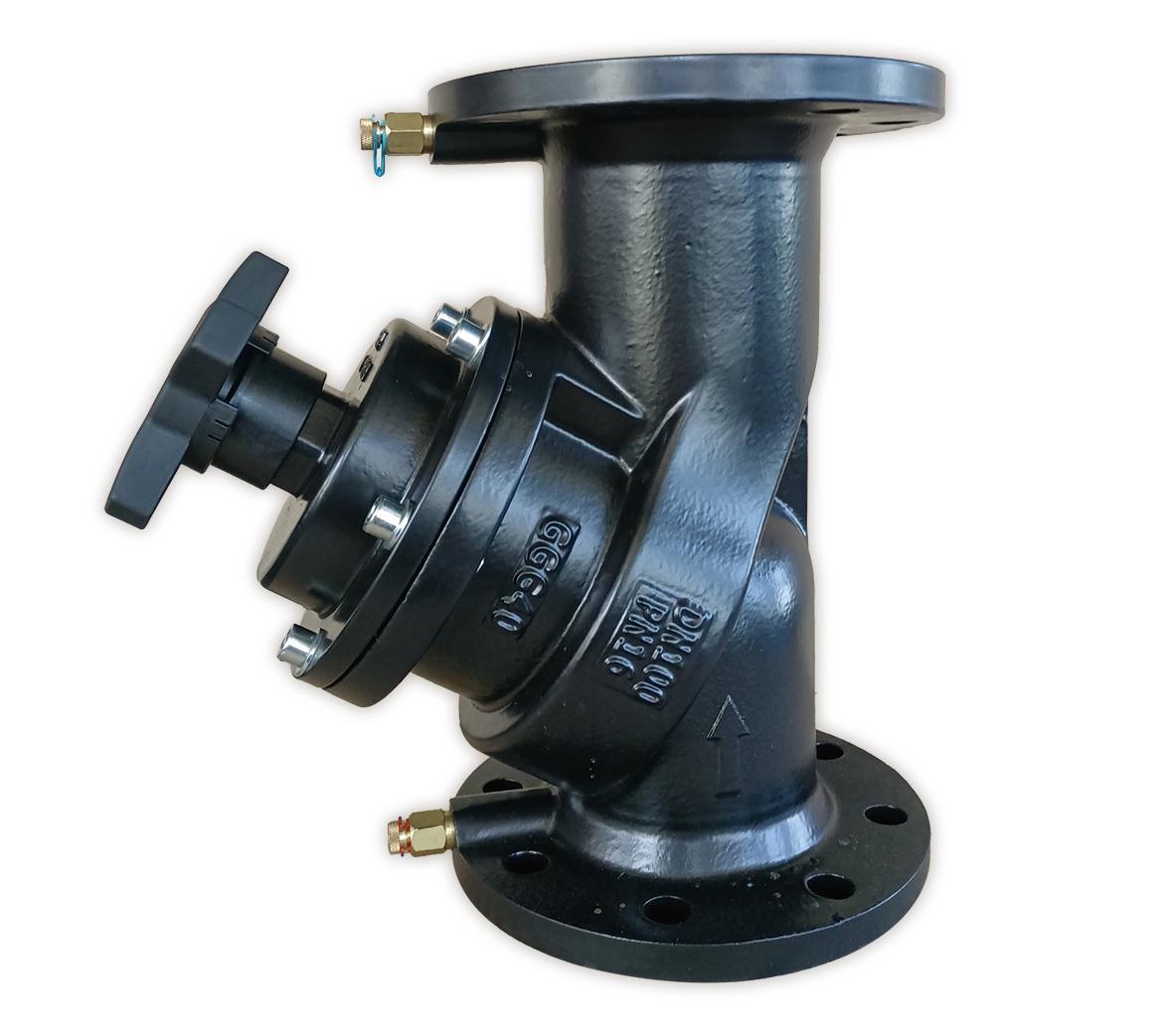 Flange type static balancing valve