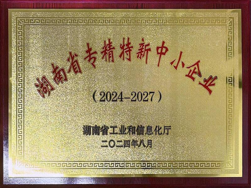 湖南省专精特新中小企业
