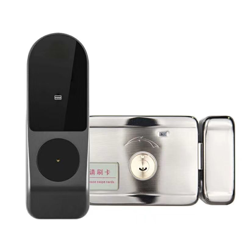 Huarui Lock DC 12V Keyless Electronic RFID Smart Digital RIM Door Lock