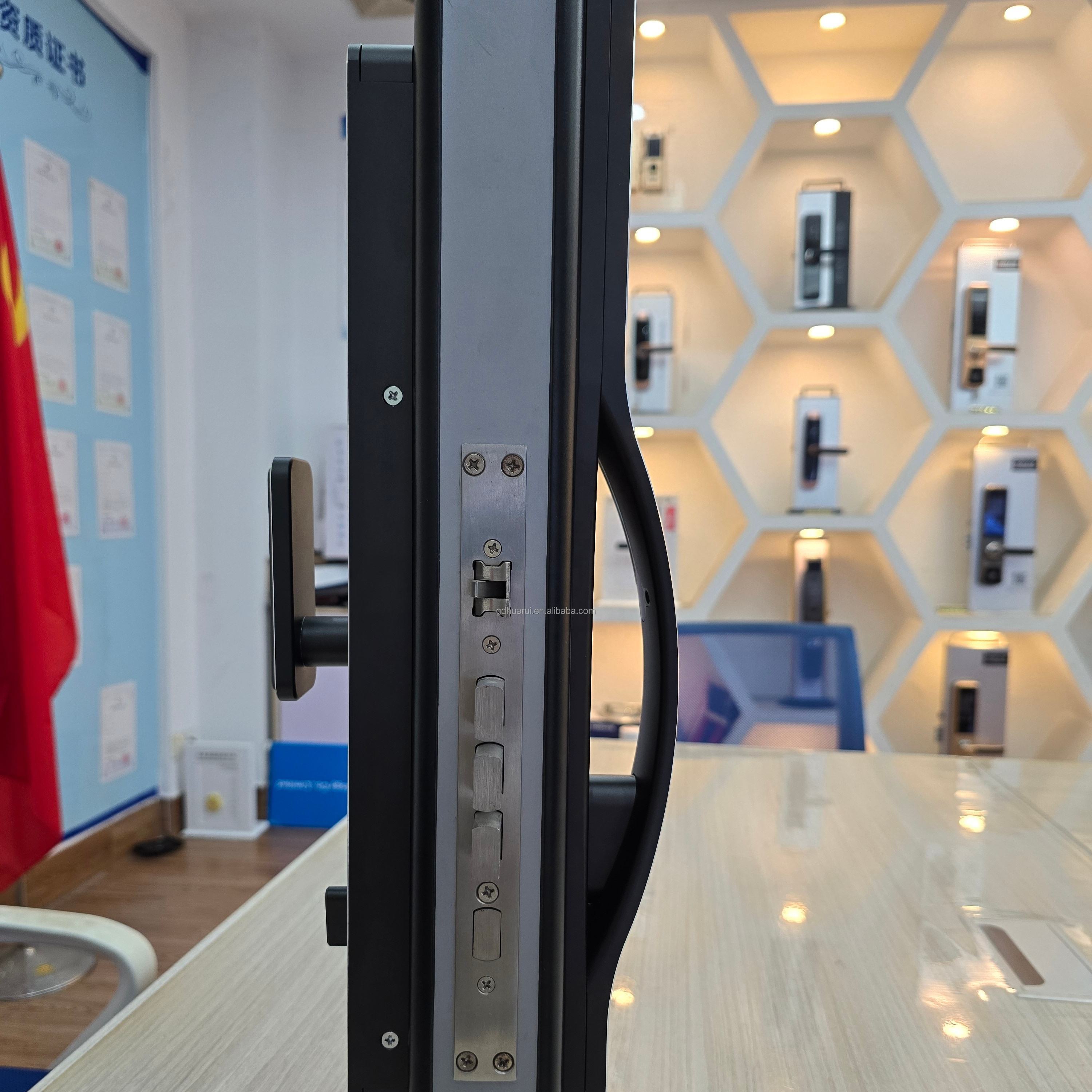 OEM ODM Biometric 3d Face Recognition Electric Door Lock Tuya Smart Wifi Video Audio Intercom Camera Smart Door Lock