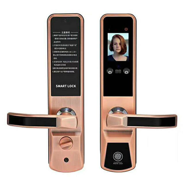 Huarui HR603 Smart Lock Smart Card Mortise Door Lock with Handles for Bangladesh