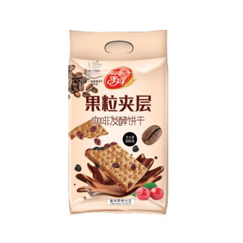 果粒夹层发酵饼干-咖啡味