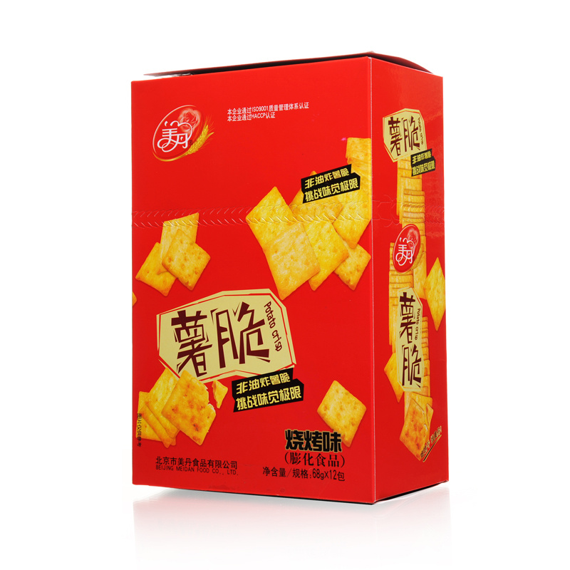 Potato chips 68g*12*6-BBQ Flavor