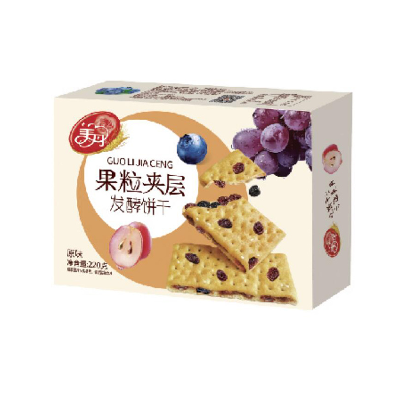 果粒夹层发酵饼干-原味