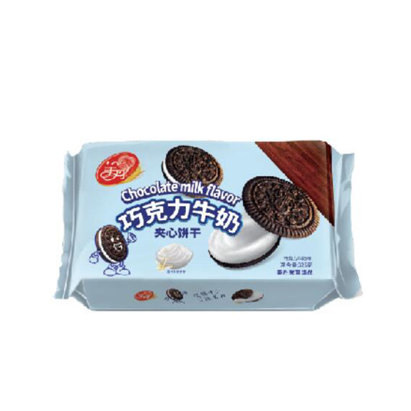 巧克力牛奶夹心饼干
