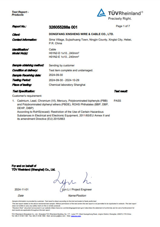 TUV Test Report