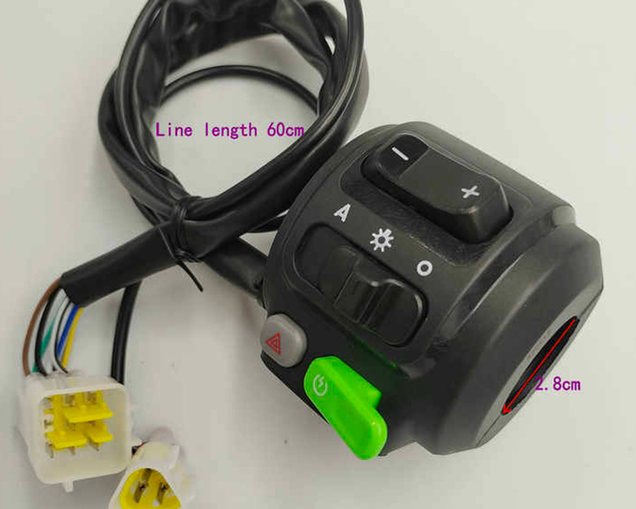 Electric SCOOTER Combination Switch NIU N1S U+ U1 HORN+CRUISE+Left/Right Signal+FRONTLIGHT HIGH LOW BEAM ON-OFF BUTTON