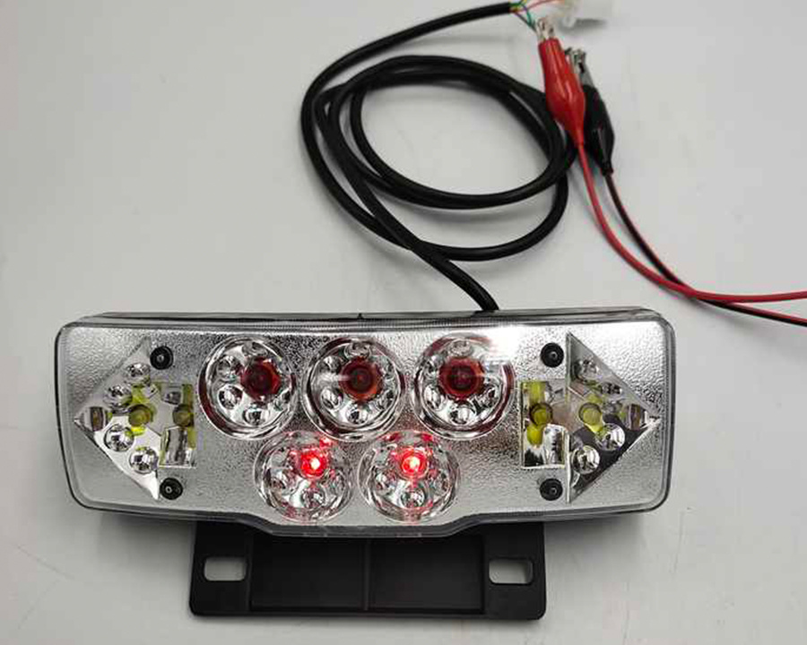 36v48v60v Universal Flashing Light Tail Lamp+Braking signal Turning+Running for Electric Scooter Bicycle Tricycle Parts