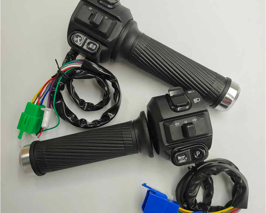 Electric Vehicle Switch Seat Drum Brake Disc Horn Headlamp Steering Assembly Little Monkey Little Turtle King Turning Handle