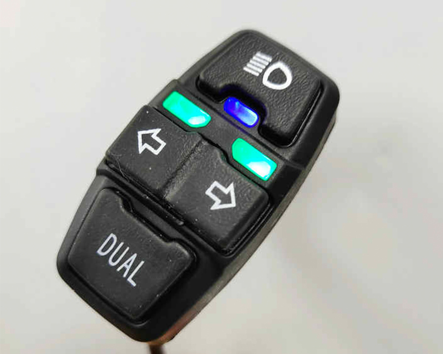 Front Light+SINGLE/DUAL+Turning Light Switch Dk336 Scooters Electric Bicycle Intelligent Mountain Bike ATV Tricycle Diy Parts