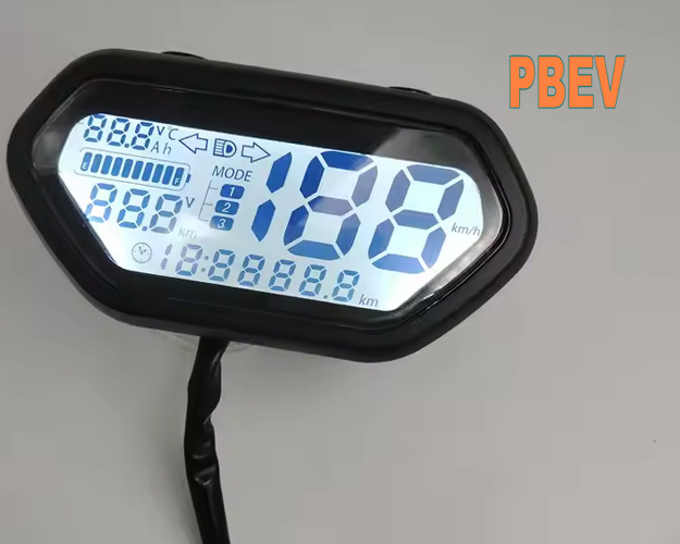 Meter LCD DISPLAY 48v60v72v84v96v120v144v Light/Battery Level Indicator for Electric Scooter Gauge Bike Tricycle Dashboard