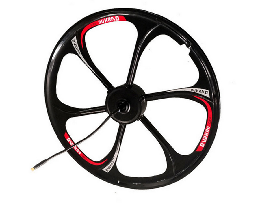 26 Inch Integrated Wheel Motor Hub Brushless Toothed Electric Bicycle MTB Refitted Six SPOKE 24V36V48V250W350W