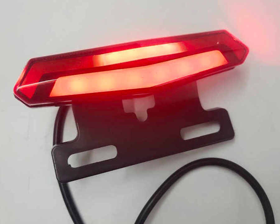 Night-Traveling Electric Bicycle Lights Turning Light Water Flow Led Tail Lights Modified Electric Scooter