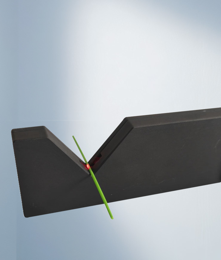 Laser meridian analyzer
