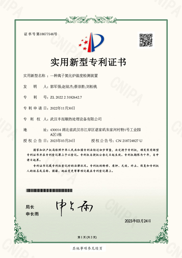 一种离子氮化炉温度检测装置