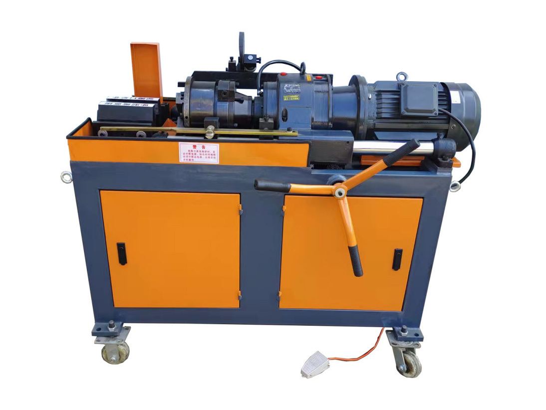 2021 Pneumatic automatic rebar rib peeling and thread rolling machine