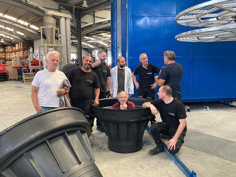 Group photo with Greek clients