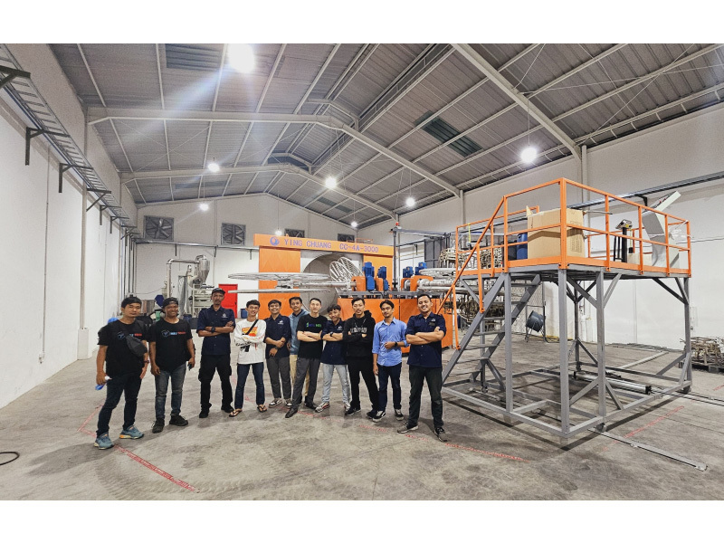 Group photo with Indonesian clients