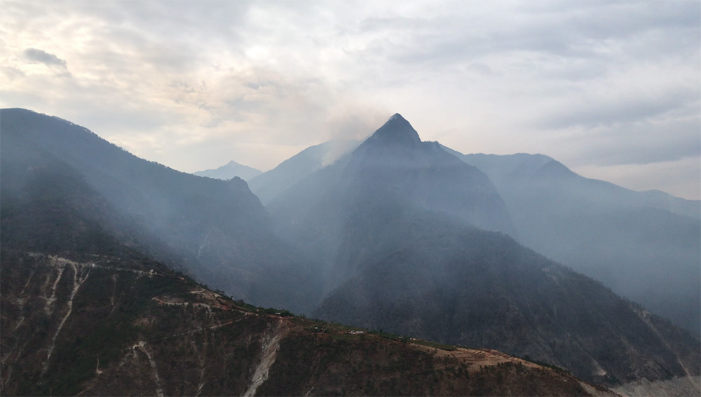 April 24th, Muli Tibetan Autonomous County, Liangshan Yi Autonomous Prefecture, Sichuan Province, China - Wildfire Rescue Case Study