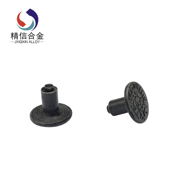 防滑鞋釘10-8.5mm長鍍膠黑色耐磨鞋防滑釘