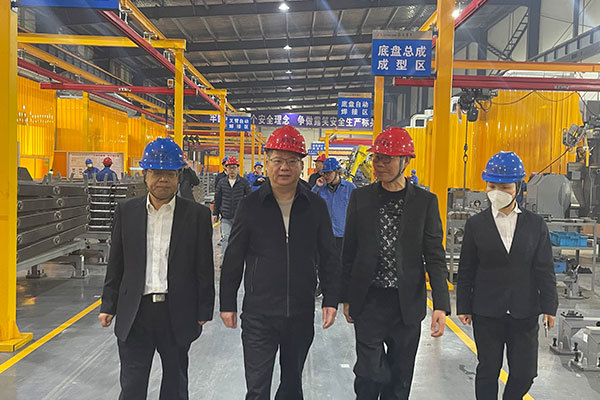 Shaoxing Municipal Committee Standing Committee, Zhuji Municipal Committee Secretary Shen Zhijiang and his entourage to visit Roshow Heavy Industry guidance