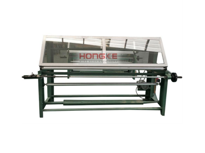 Fiberglass window screen machine