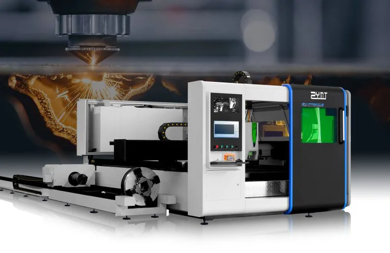 Fiber Laser With Tube Cutting Machine