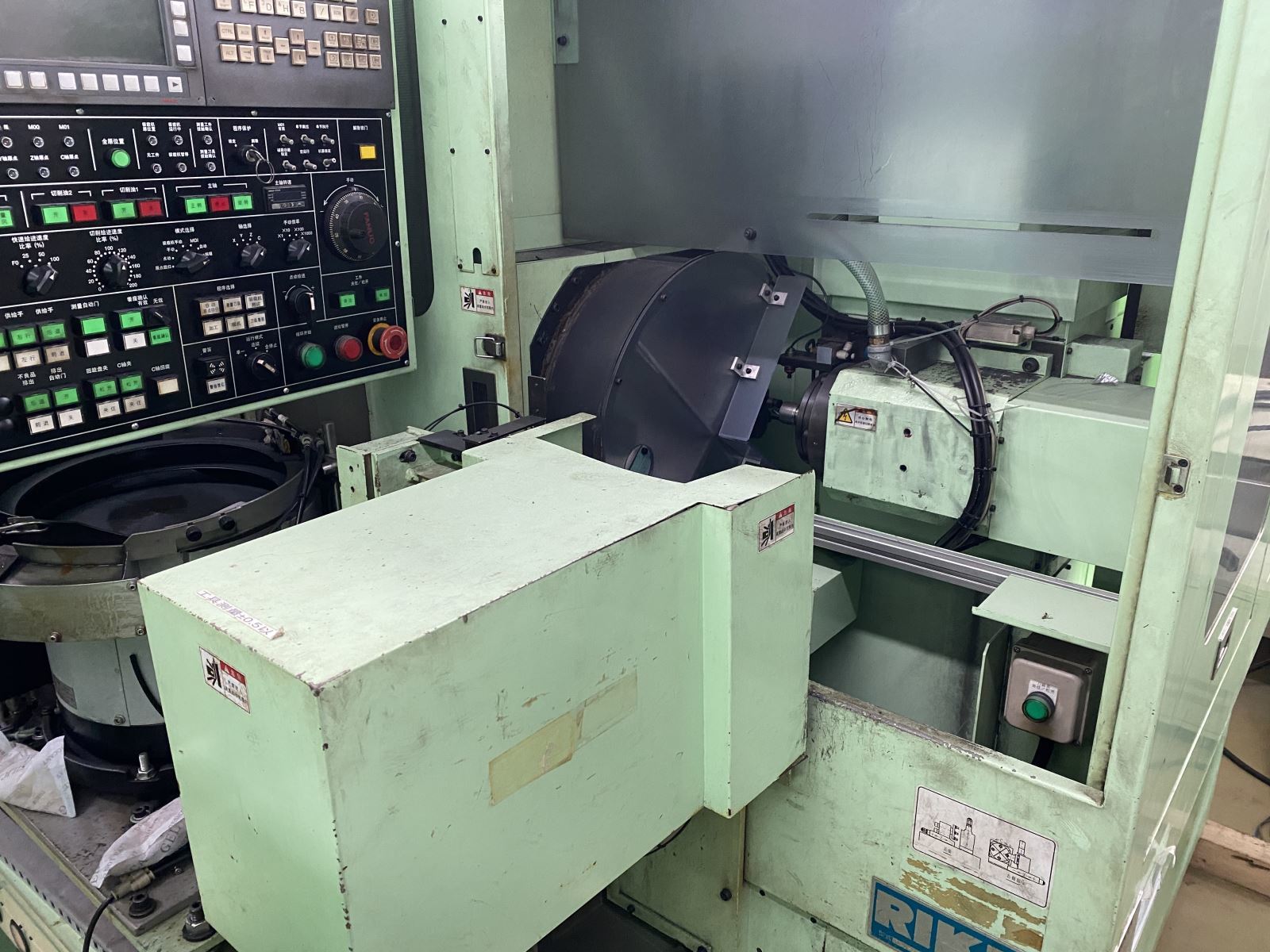 Four-axis CNC milling