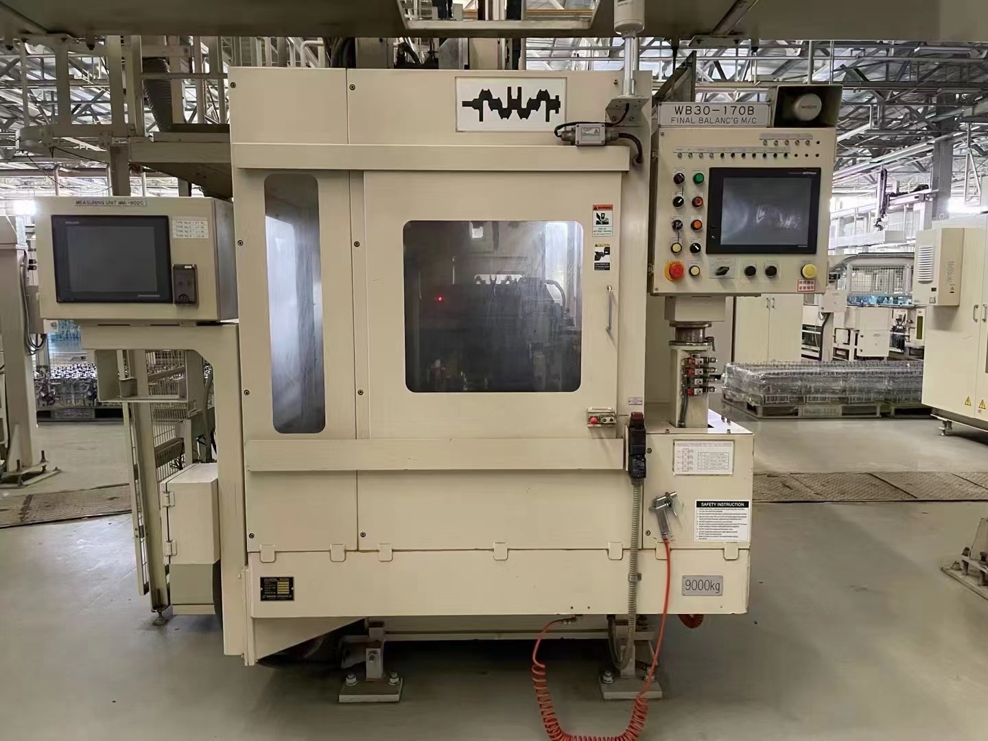 Japanese Nagahama crankshaft balancing machine