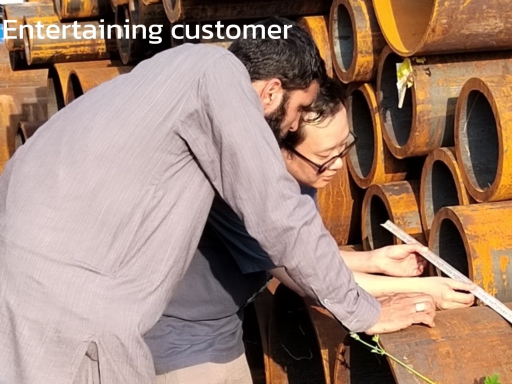 Pakistani Business Delegation Visits Tensea Alloy Steel Co., Ltd.’s Facility in China for Factory Inspection and Product Quality Review‌ ‌ Jinan City, Shandong Province，China