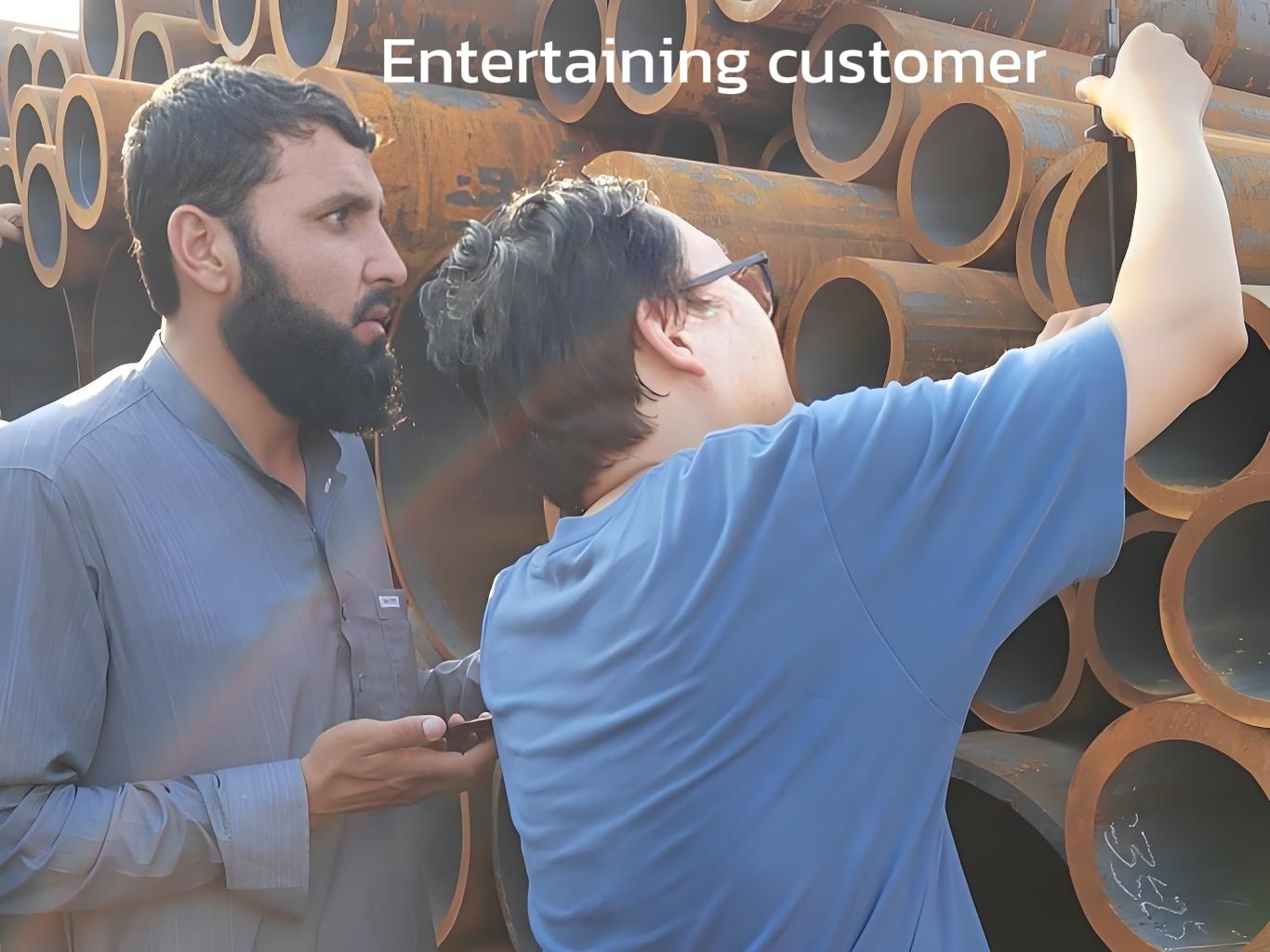 Pakistani Business Delegation Visits Tensea Alloy Steel Co., Ltd.’s Facility in China for Factory Inspection and Product Quality Review‌ ‌ Jinan City, Shandong Province，China