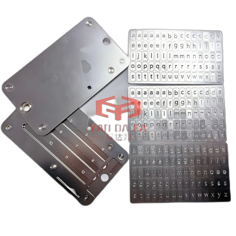24-digit mnemonic phrase storage steel plate set for cryptocurrency 24-digit mnemonic phrase storage steel plate set for cryptocurrency