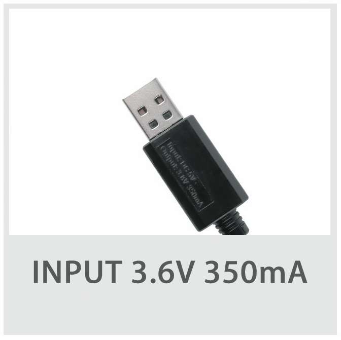 INPUT3.6V 350mA