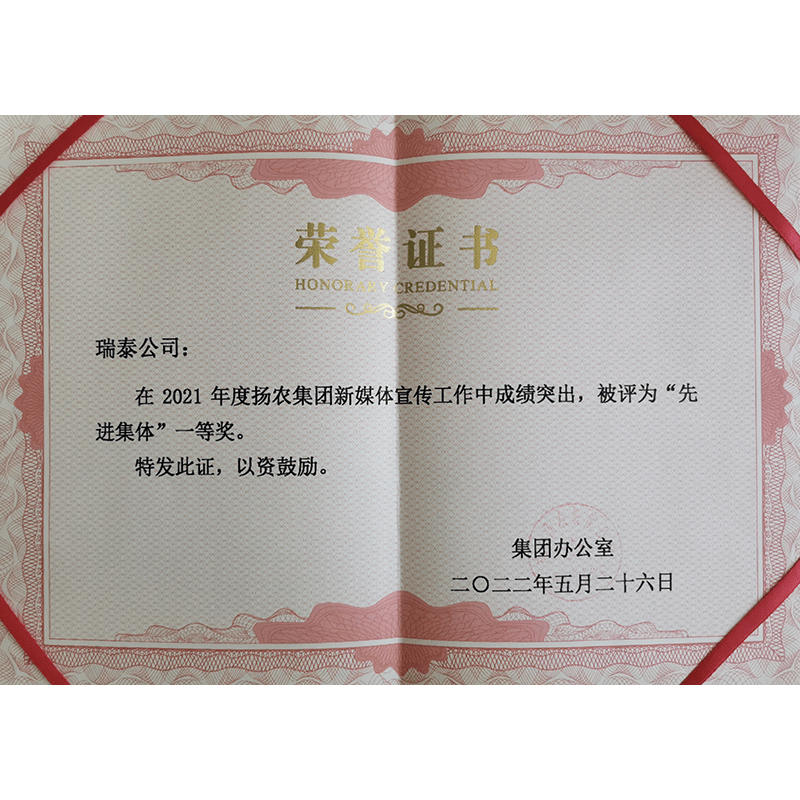 新媒體“先進集體”一等獎