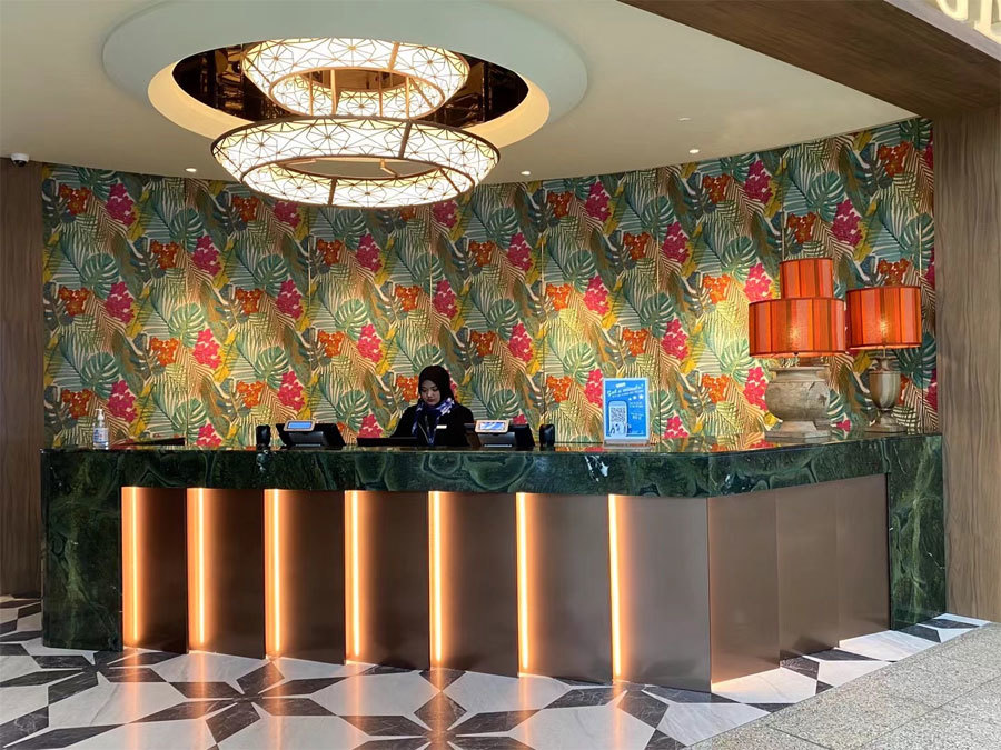 Hotel front desk design Hotel front desk design