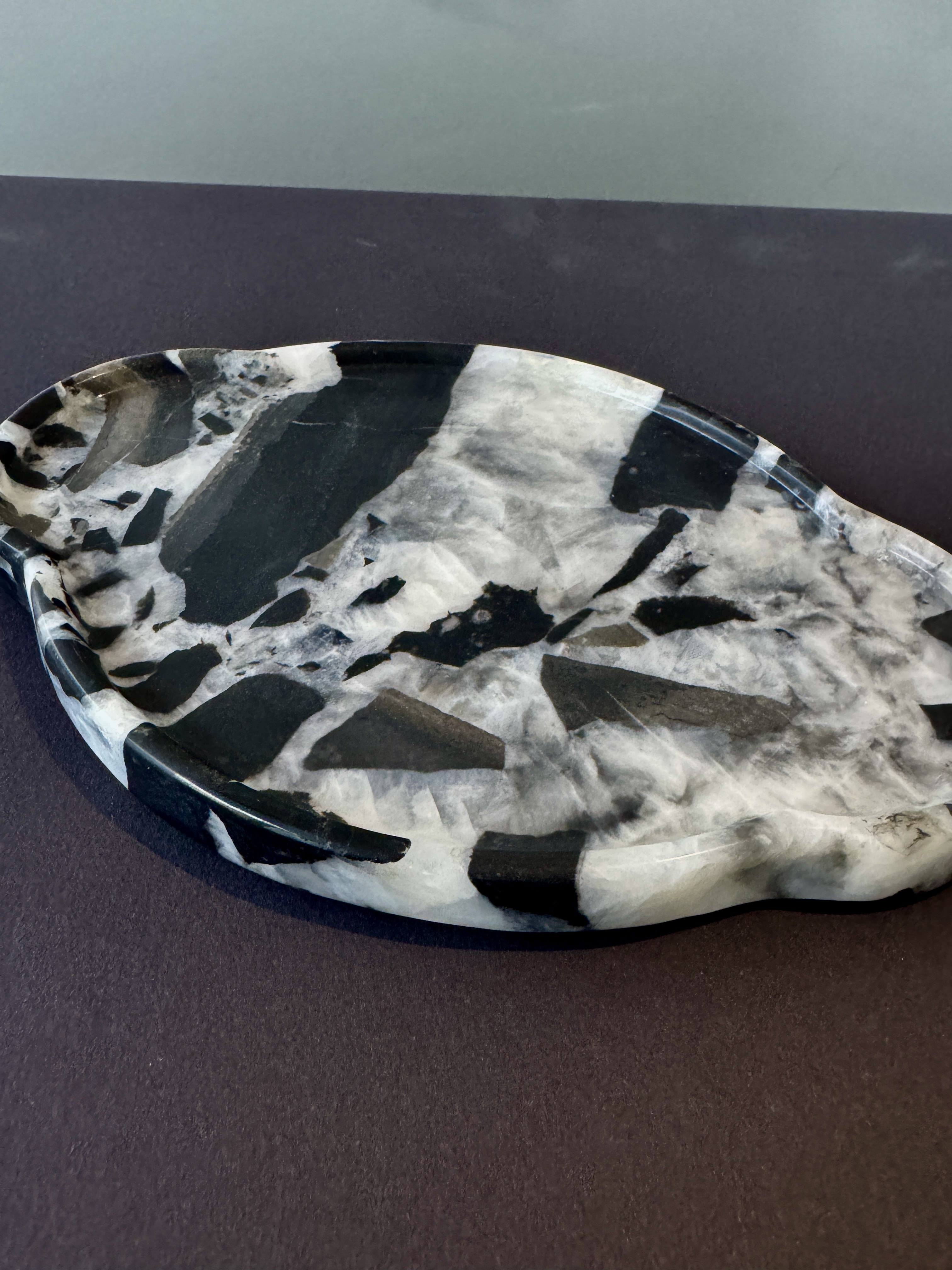 Modern Marble  Bvlgari Crystal  Tray#2