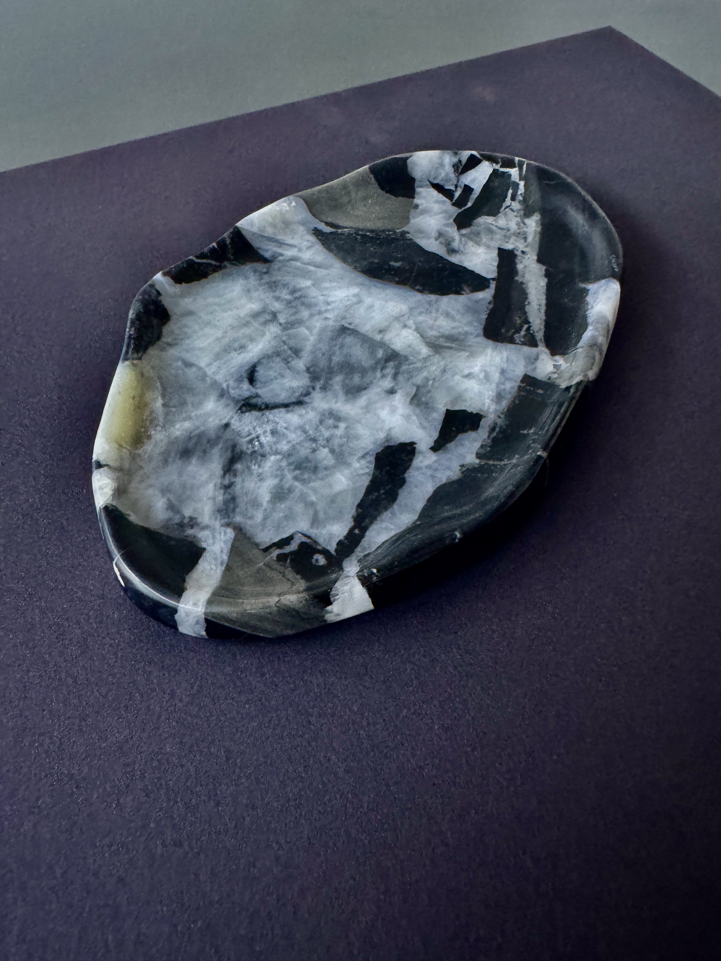 Modern Marble  Bvlgari Crystal  Tray#3