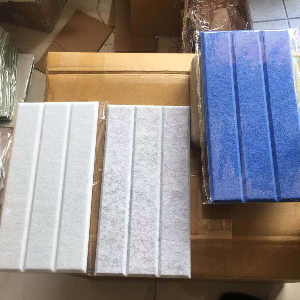 幵槽聚酯纤维吸音板