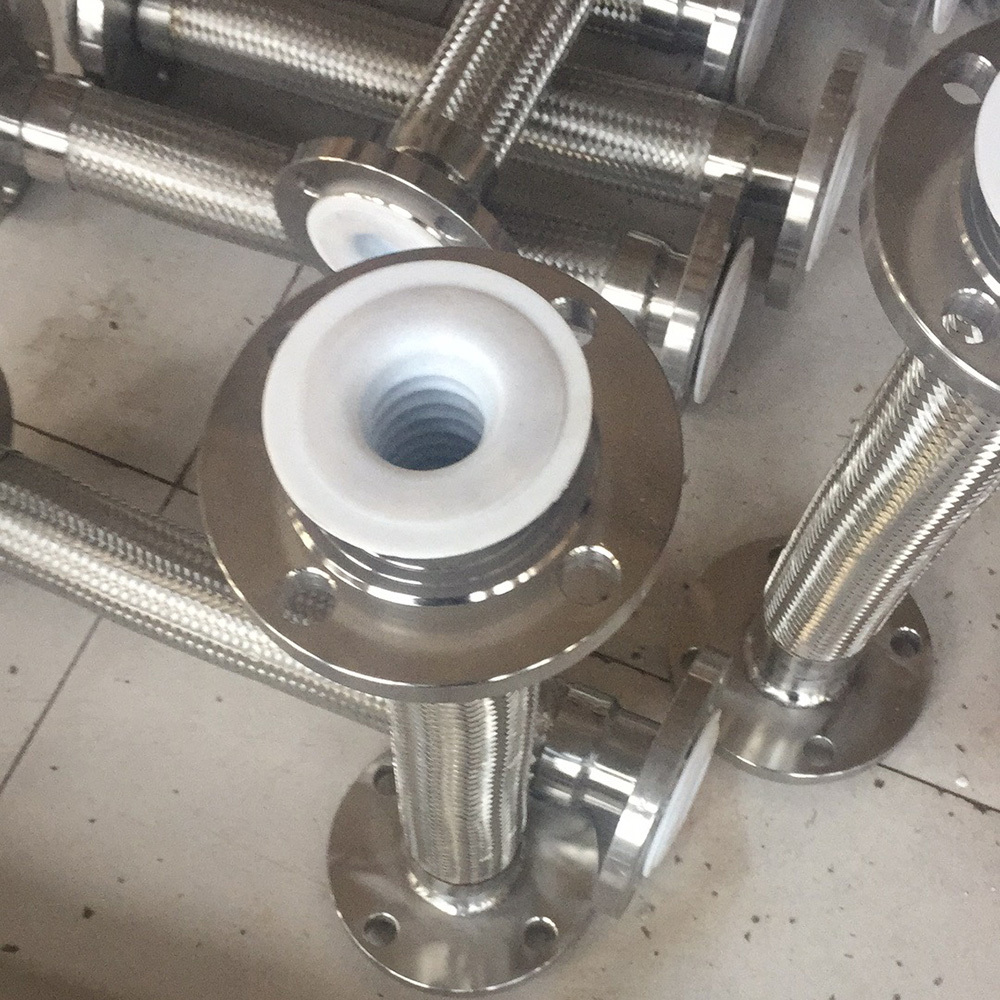 Steel-lined PTFE metal hose 01