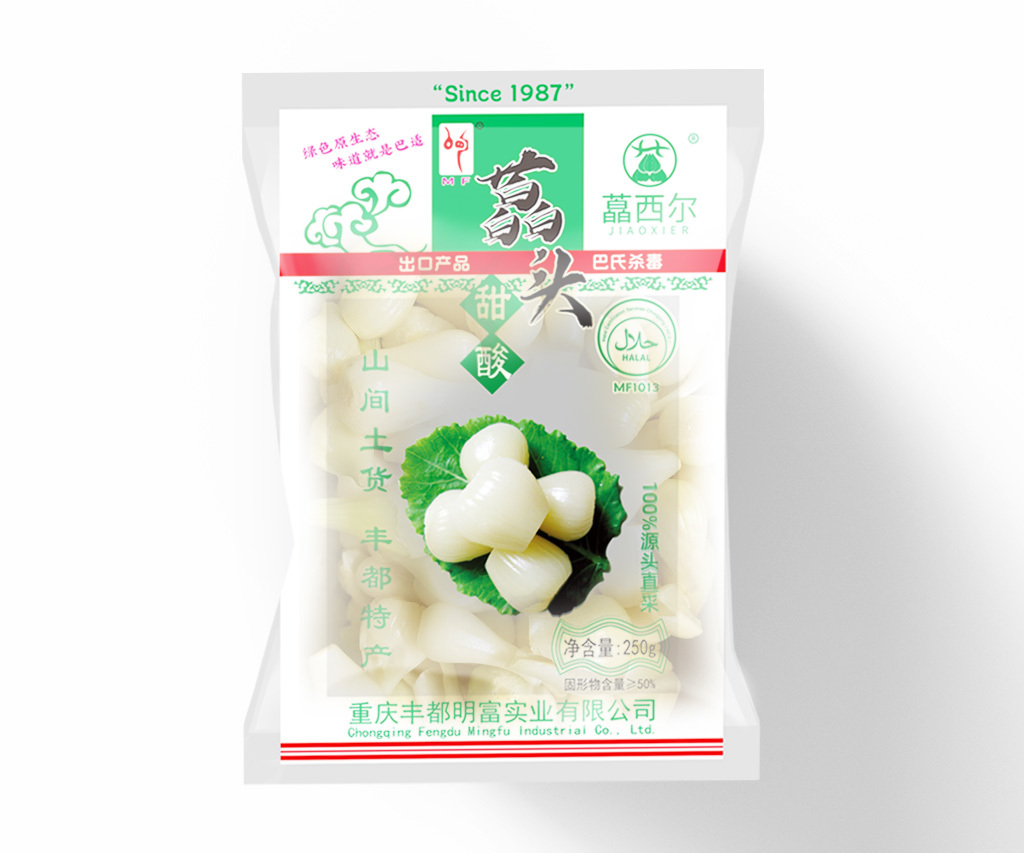250g 袋装甜酸藠头