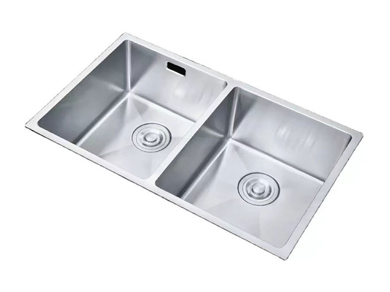 Fregadero de cocina de acero inoxidable Lavabo de doble tazón