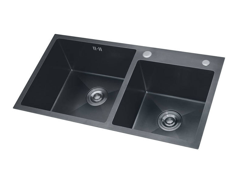 Fregadero de cocina de acero inoxidable Lavabo de doble tazón